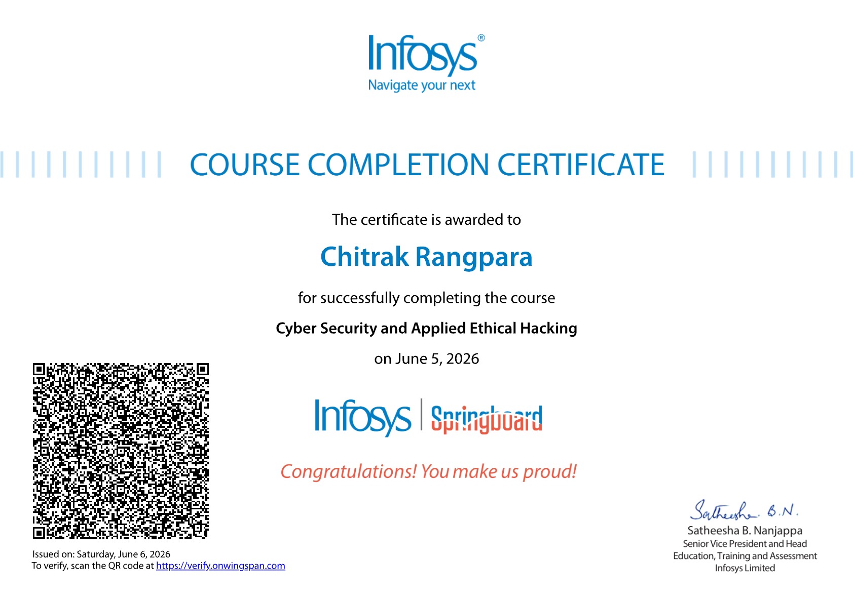 Infosys Springboard